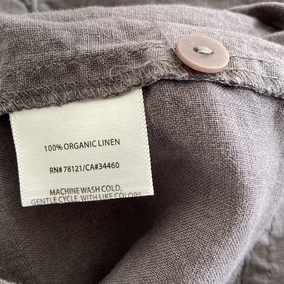 Eileen Fisher Organic Cotton Cargo Capri Pants Size 8 - Picture 5 of 5